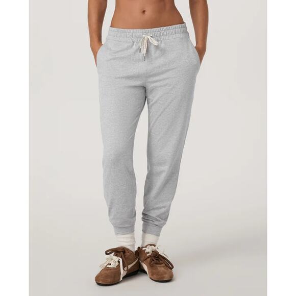 VUORI Performance Jogger Pale Grey Heather Mid Rise Drawstring Women's S - Picture 6 of 7